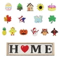 thumbnail image 1 of Bewildely Tablero colgante con 15 accesorios, letrero de bienvenida clásico, colgante, adorno de porche delantero, patrones DIY, decoración del hogar, Kits de decoración para fiestas Tipo 2 Bewildely HA063871-02, 1 of 6