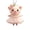 F, variant on Acrylic Cartoon Pig Hanging Decoration with Bead Chain Car Rearview Mirror Pig Ornament Keychain Backpack Animal Pendant Birthday Gift