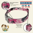 thumbnail image 5 of Country Brook Petz® Premium Pink and Grey Camo Dog Collar, Large, 5 of 5