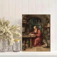 thumbnail image 2 of Qisvanset Cute Orange Tabby Cat Canvas Print 12x16 Inch Cafe Wall Art, 2 of 8