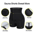 thumbnail image 4 of Women Sauna Sweat Pants High Waist Loss Shaper Tummy Control Sweatsuit Slimming Workout Training Fitness Trainer Gym Leggings, 4 of 7