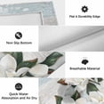 thumbnail image 6 of White Magnolia Outdoor Rug for Patio/Deck/Porch, Non-Slip Large Area Rug 6 x 9 Ft, Spring Floral Blossom Flowers Plants Light Blue Indoor Outdoor Rugs Washable Area Rugs, Camping Rug Carpet Runner, 6 of 8