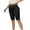 Black-B, variant on SwiftWear Plus Size Capri Leggings for Women High Waisted Stretchy Knee-Length Capri Pants Athleisure Yoga Pants Black L