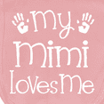 thumbnail image 3 of Inktastic My Mimi Loves Me Grandkids Baby Burp Cloth, 3 of 3