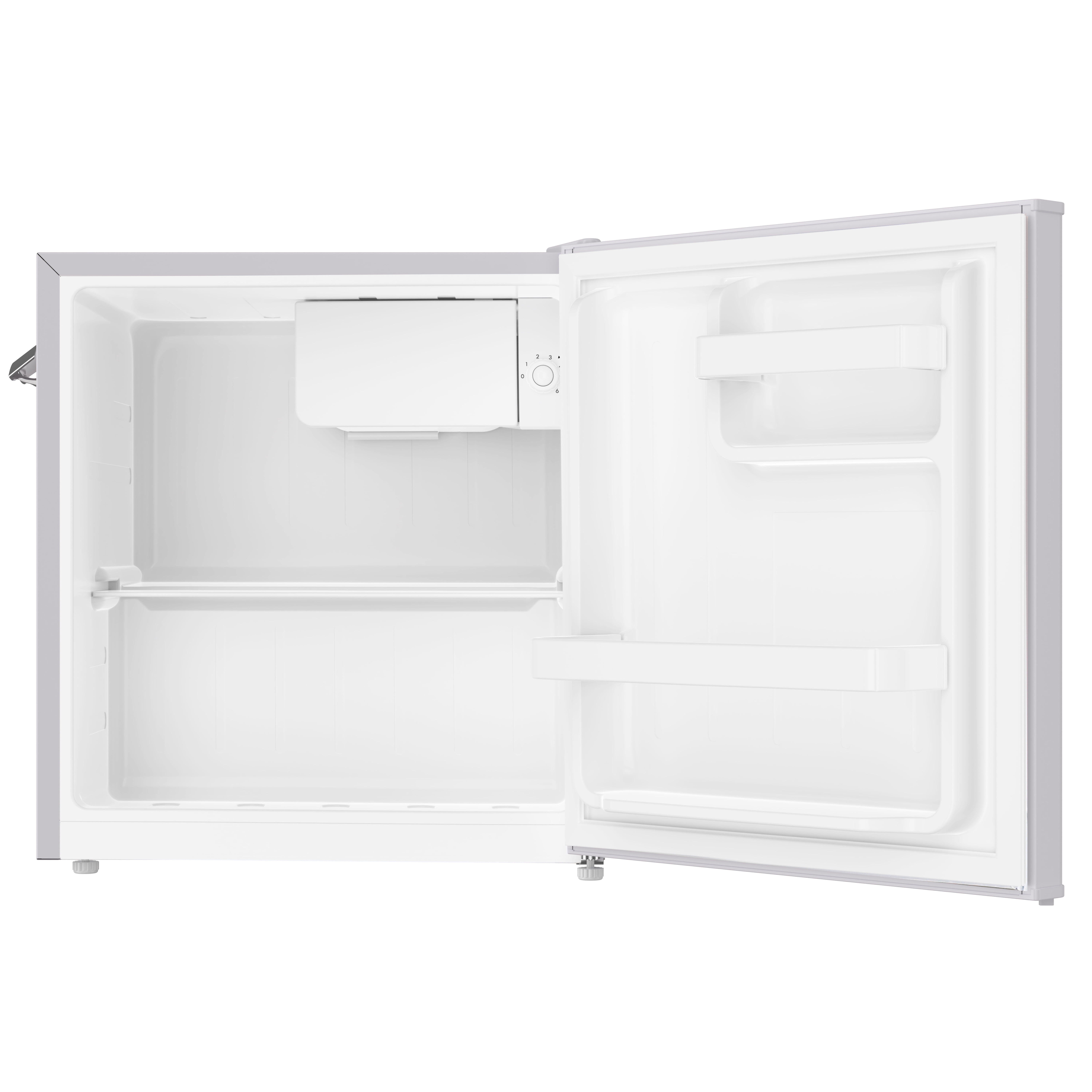 Frigidaire 1.6 Cu. ft. Compact Retro Refrigerator with Chiller Compartment, Mini Fridge with Side Bottle Opener, Moonbeam