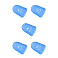 thumbnail image 1 of Injueey Puntas de los dedos de guitarra de silicona Protectores de dedos Púas protectoras Instrumentos musicales estirables no alergénicos Azul oscuro Azul oscuro S 5piezas, 1 of 5