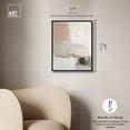 thumbnail image 5 of Gentle Strokes of Nature I Canvas Neutral Boho by Art Remedy, Black Frame, 16 x 20, 5 of 7