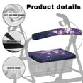 thumbnail image 6 of COEQINE Butterfly Rollator Seat Back Cover Medical Rollator Walker Seat & Back Covers Anima Print Rollator Seat Back Covers Walker Seat Set 2 Pack Covers, 6 of 7