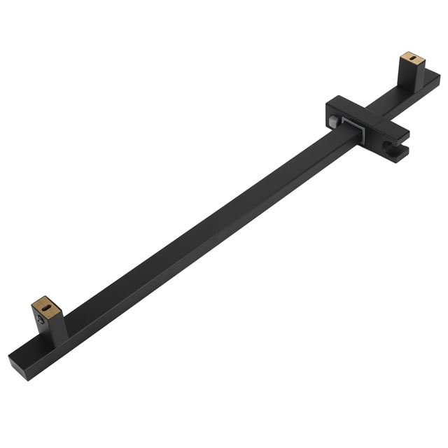 Shower Rod, Easy To Install Stainless Steel Shower Sliding Bar For Hotel For Bathroom For Home Electroplating,Black