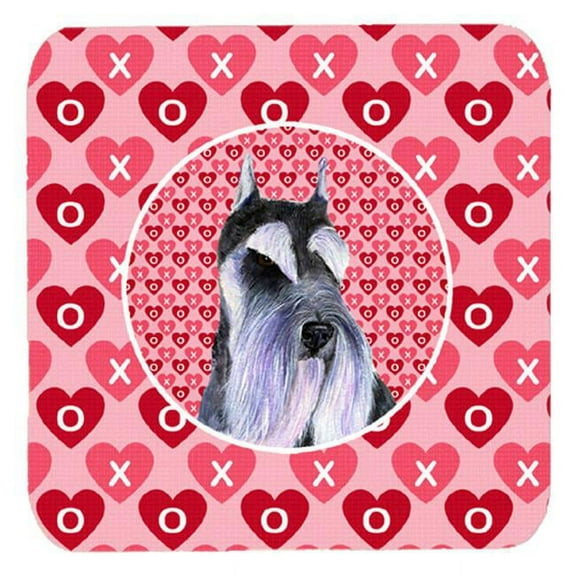 Schnauzer Foam Coasters, Set Of 4