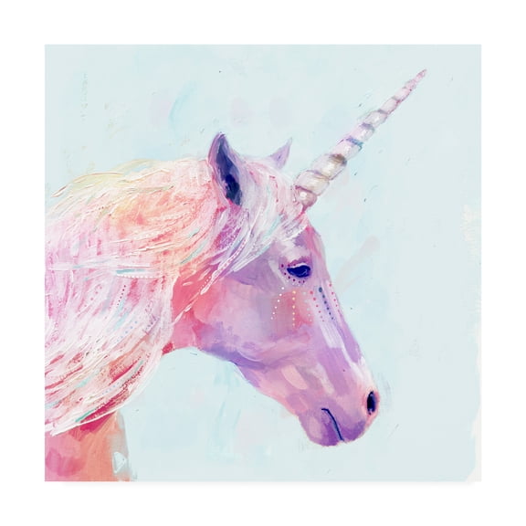 Victoria Borges 'Mystic Unicorn I' Canvas Art