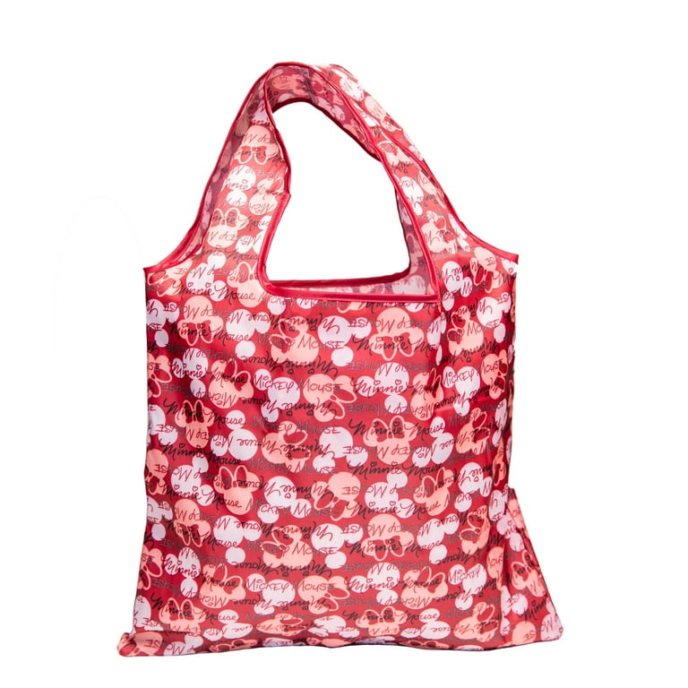 Floral Print With Large Collapsible Utility Bag or Tote Bag 