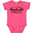thumbnail image 3 of Inktastic From Nashville, Tennessee- State Capital Distressed Text Boys or Girls Baby Bodysuit, 3 of 5