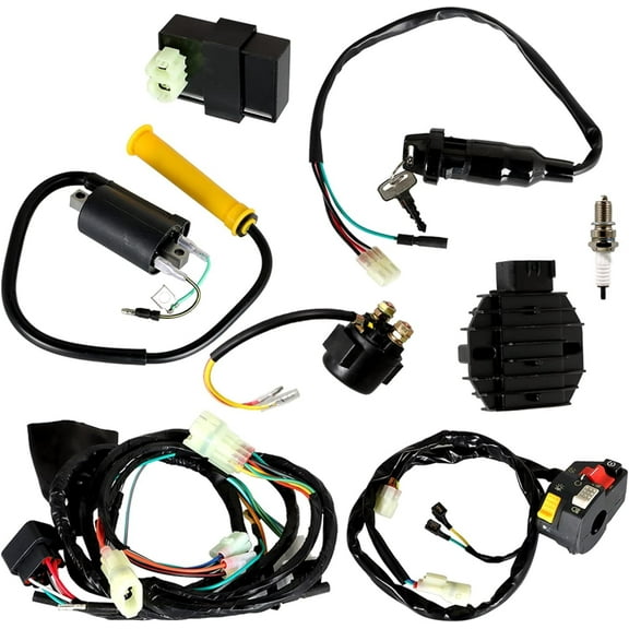 Waltyotur ATV CDI Ignition Coil Switch wiring Harness For 99-04 Honda TRX400EX SPORTAX