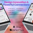 thumbnail image 6 of HP 15.6" Touchscreen Business & Student Laptop - Intel i3 1315U(Up to 4.5GHz) • 64GB RAM, 1TB SSD • 15.6" HD Display • Wi-Fi 6 • AI Copilot • Win 11 Pro • w/Bundle Accessories, 6 of 8