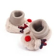 thumbnail image 5 of Otqutp Toddler Shoes Plus Velvet Floor Shoes Thick Cute Indoor Non Slip Christmas Toddler Crib Sock Shoes First Walking 1-3 Years(B,12-18 Months), 5 of 6