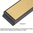 thumbnail image 3 of Uxcell 150mm x 20mm 240 Grits Titanium Coated Diamond Whetstone Sharpening Stone, 3 of 5