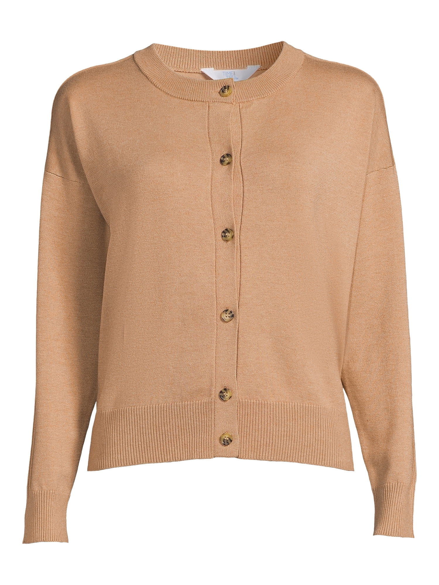 Button Front Cardigan Sweater - Walmart 