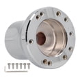 thumbnail image 1 of Adaptador de volante plateado con actualización de mantenimiento premium para carros de golf EZGO TXT/RXV 1994+, 1 of 8