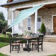 thumbnail image 7 of Aoodor 9FT Outdoor Patio Umbrella with 8 Steel Ribs and Push Button Tilt Crank, Green and Blue, 7 of 7