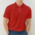 thumbnail image 5 of Sngxgn Polos for Men Mens Polo Shirts Short Sleeve Summer Casual Shirt(Red,XXXXL), 5 of 8
