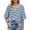 D572/Blue, variant on Afdoent Womens T Shirts Striped Color Block Oversized Short Sleeve T Shirt For Women Casual Summer Tee Top Tee Shirts Casual Vacation Clothes
