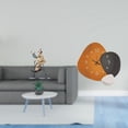 thumbnail image 2 of Figura de , estatua de resina, escultura, adorno de mesa, reloj de pared moderno, obra de arte decorativa, reloj de madera, adecuado para el, 2 of 8