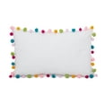 thumbnail image 2 of Imax Dog Pom Pom Pillow 12 X 20 90513, 2 of 2