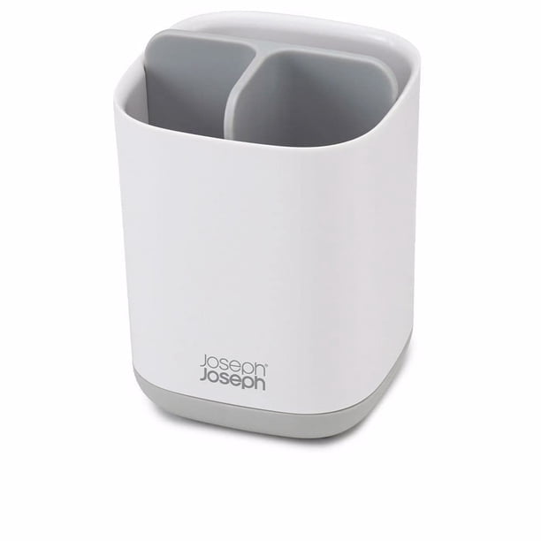 Joseph Joseph - Soporte organizador para cepillos de dientes 70509 EasyStore para baño, pequeño, gris