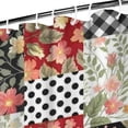 thumbnail image 3 of Pioneer Flower Floral Print Pattern Shower Curtain 36"x72" ,Bathroom Decorative Shower Curtains Set with 12 Hooks,Modern Waterproof Washable Shower Curtain, 3 of 6