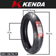 thumbnail image 3 of Kenda KM1 Sport Touring Front Tire 120/70ZR17 58W TL 120/70-17 w/ Keychain, 3 of 7