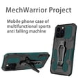 thumbnail image 3 of Allytechgroup for iPhone 16 Pro Max Case with Stand, Military Grade Protection Compatible with Magnetic Car Mount Anti-slip Back Bucket Shockproof Case for iPhone 16 Pro Max, Darkgreen, 3 of 5