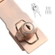 thumbnail image 5 of Casillero para buzón de 4 pulgadas, sin perforaciones, con cerradura, cerrojo, cerradura con llave, herrajes para muebles JShteea El nuevo, 5 of 6