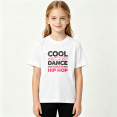 thumbnail image 2 of Cool Hip Hop Girls Graphic Tee, Funny Dance Girls Retro Car 100% Cotton Kids Short Sleeve T-Shirt, 2 of 5
