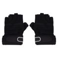 thumbnail image 2 of Levantamiento de pesas Guantes de gimnasio Entrenamiento Fitness Muñequera Entrenamiento Ejercicio Deportes (Negro, XL), 2 of 8