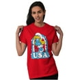 thumbnail image 4 of Smurfette Cartoon American Cutie USA Women Plus Size Graphic Tee Tees Brisco Brands 3X, 4 of 5
