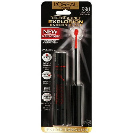 L'Oreal Paris Telescopic Explosion Mascara, Carbon Black
