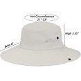 thumbnail image 2 of Zukuco Women Summer Sun Hat Outdoor UV Protection Fishing Hat Wide Brim Foldable Beach Bucket Hat with Ponytail-Hole, 2 of 6