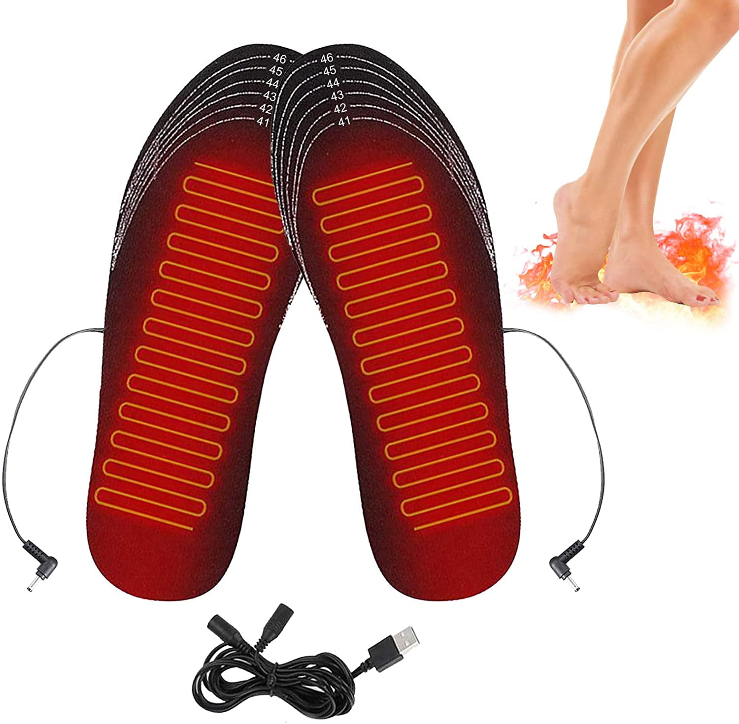 Heated Shoes' Insoles Foot Warmers Electric Heated Insoles USB