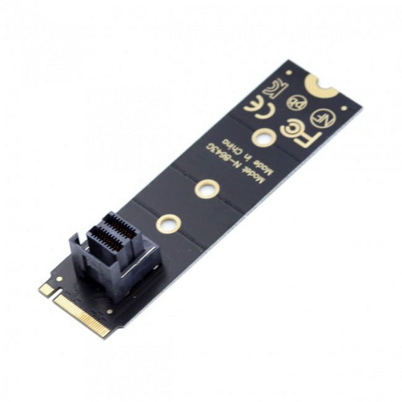 CY 22x80mm U.2 Kit SFF-8639 NVME PCIe4.0 SSD Adapter for Mainboard SSD 750 p3600 p3700 M.2 SFF-8643 Mini SAS HD