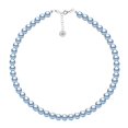thumbnail image 1 of Collar Perlas de Cristal Austriacas Zvezda Plata 0.925 Mujer azul Unitalla, 1 of 4