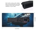 thumbnail image 2 of Hirioo 3D Realistic Shark for Mouse Pad ,Anti-Slip Base, Durable Stitched Edges, Perfect for Gaming, Office, and Home Use,16x35.5in, 2 of 9