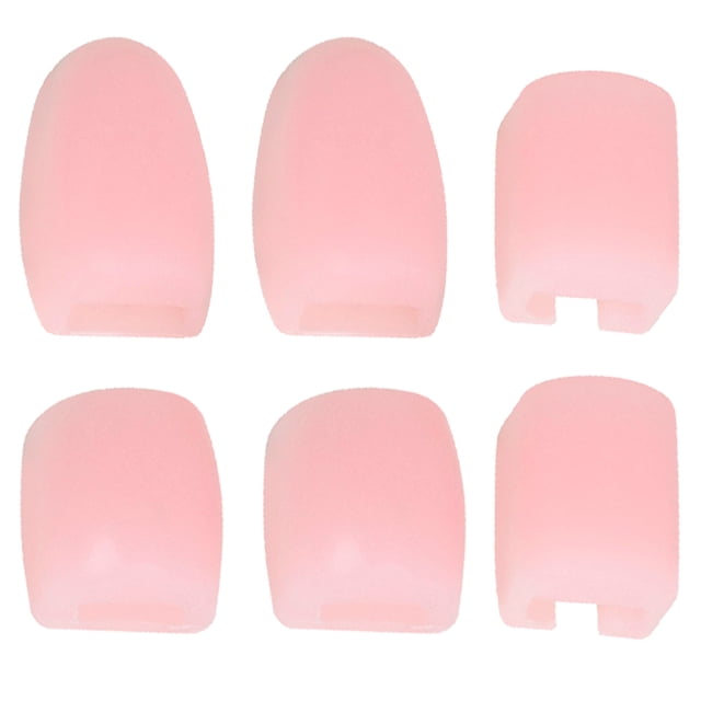 Miangastore Saxophone Side Key Pad Pink 6Pcs 1.1x0.6x0.4In