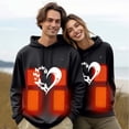 thumbnail image 5 of Wowcloth Hooded Sweatshirt for Men and Women, Smart Heating with 10-Zone Individual Control, Electric Heating Winter Warm Apparel for Outdoor and Daily Use, 5 of 8