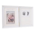 thumbnail image 1 of YUMILI Baby Handprint Footprint Kit Plastic and Density Board Rustic Attractive Decorative Newborn Print Frames, 1 of 7