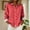 Red, variant on FDGIU ‌‌‌‌Women Valentine's Day Shirt - Long Sleeve Button Down V-Neck Love Heart Graphic Cute Top