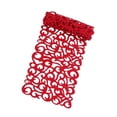 thumbnail image 2 of GROWTH TANK Hollow Placemats Household Decorations, 40x11 inch Simple Washable, Rectangle Table Runners Table Mats for Kitchen Dining Home Wedding Desk Red, 2 of 8