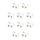 thumbnail image 2 of Pendientes de aro sweethay con diamantes de imitación bohemios para banquete de cumpleaños, 2 of 6