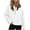 White, variant on EQWLJWE Oversized Half Zip Sweatshirts for Women Cropped Thumb Sleeve Hoodies Fleece Womens Quarter Zip Up Pullover Sweaters Fall Outfits 2023 Winter Clothes Halloween Clearance Costumes