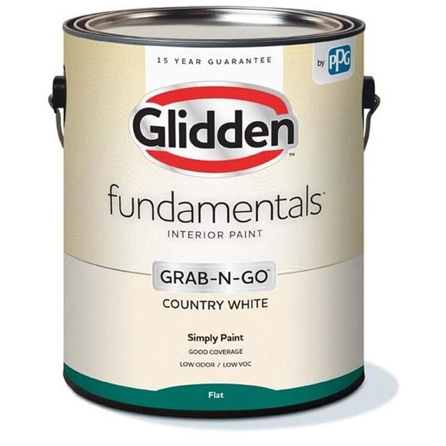 PPG Glidden GLFIN10CW Fundamental Interior Flat Paint Country White